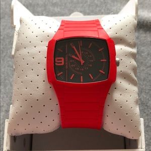 Diesel red watch in great condition